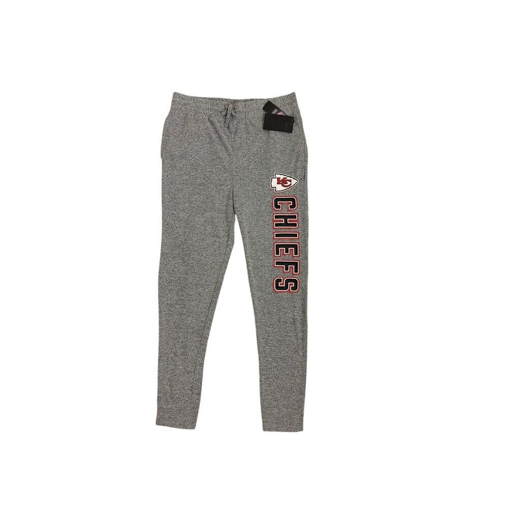 NWT NFL Team Apparel Sweatpants Kansas City Chiefs Gray Casual Joggers Large